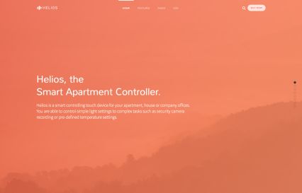 Helios WordPress Theme Salmon Style