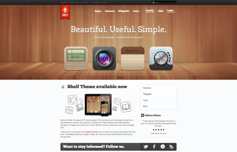 Shelf WordPress Theme