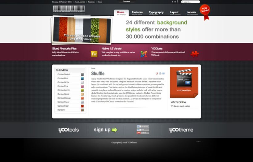 Shuffle WordPress Theme