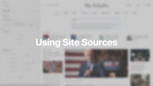 Site Sources Documentation Video for Joomla