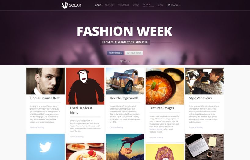 Solar WordPress Theme