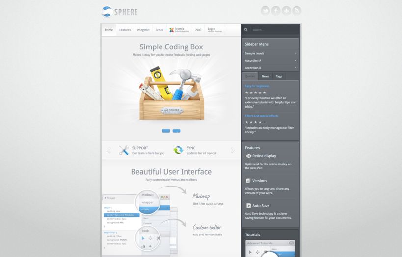 Sphere WordPress Theme