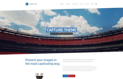 Capture Joomla Template Stadium Style