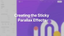 Creating Sticky Parallax Effects Documentation Video for Joomla