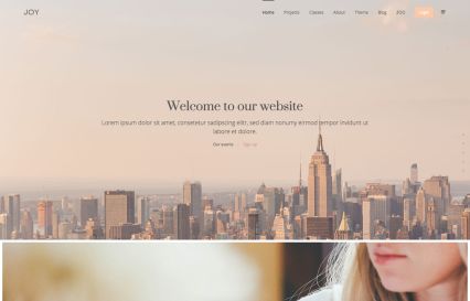 Joy WordPress Theme Sunday Style