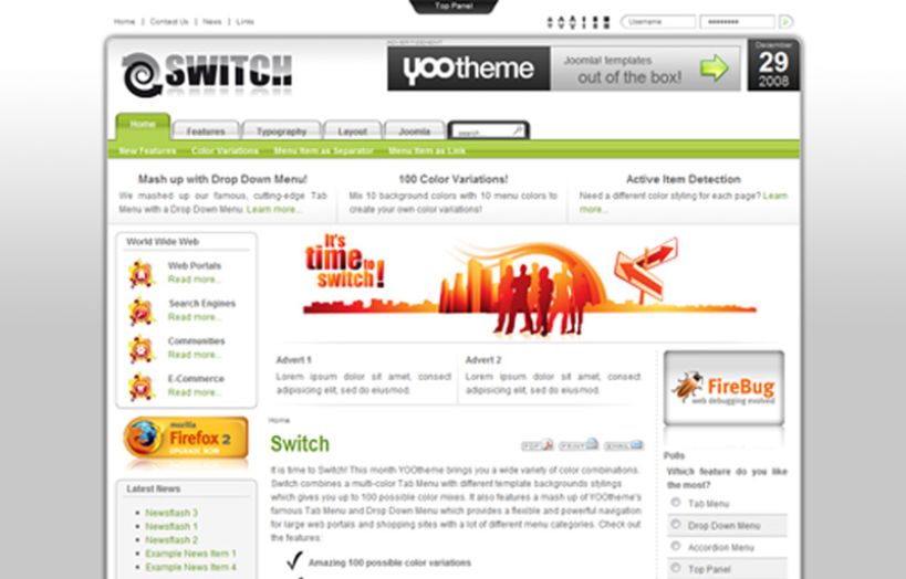 Switch WordPress Theme