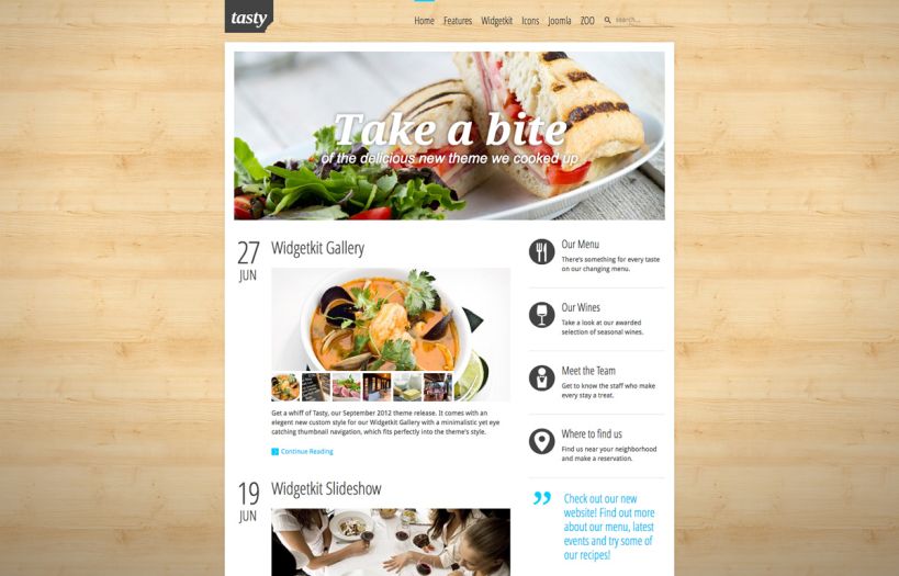 Tasty Joomla Template