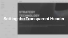 Transparent Header Documentation Video for WordPress