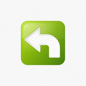 Turn Left Box Icon