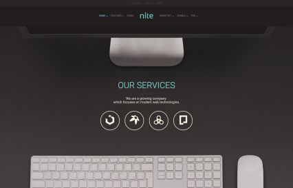 Nite WordPress Theme Turquoise Style