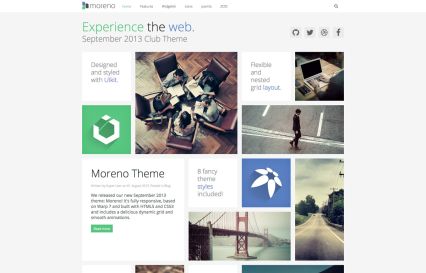 Moreno WordPress Theme White Style