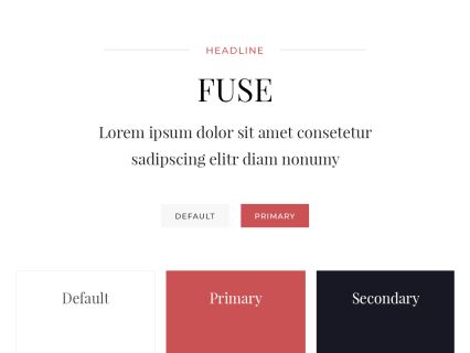 Fuse Joomla Template White Bordeaux Style