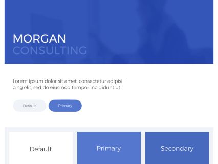 Morgan Consulting Joomla Template White Dove Style