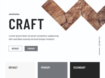 Craft Joomla Template White Dove Style