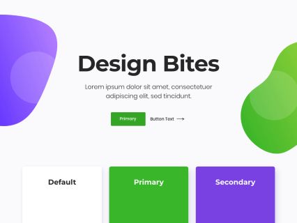 Design Bites Joomla Template White Green Style