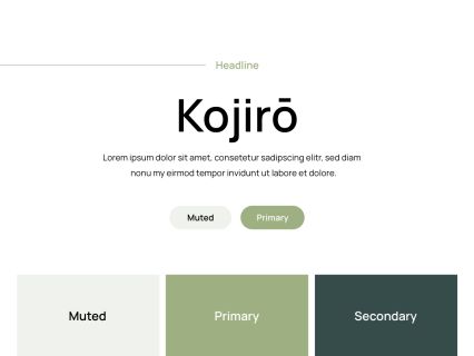 Kojiro Joomla Template White Green Style