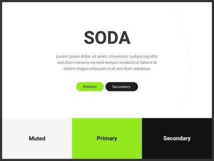 Soda Joomla Template White Green Style