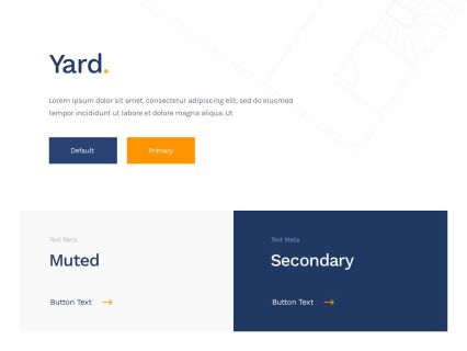 Yard WordPress Theme White Orange Style