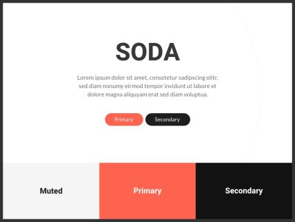 Soda Joomla Template White Red Style