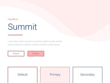 Summit Joomla Template White Red Style