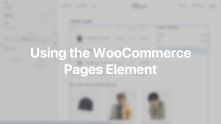 WooCommerce Pages Element Documentation Video for WordPress