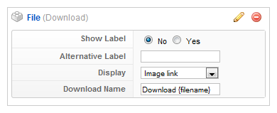 Parameter settings