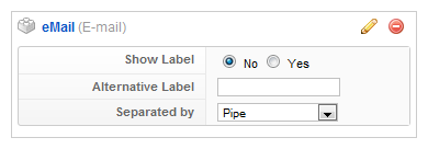 Parameter settings