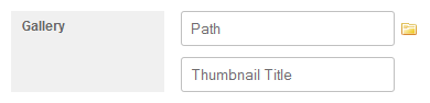 Parameter settings