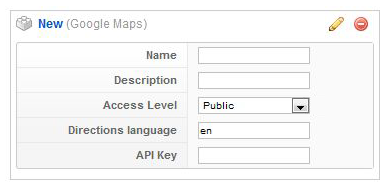 Parameter settings