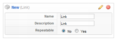 Parameter settings