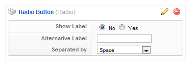 Parameter settings