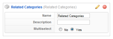 Parameter settings