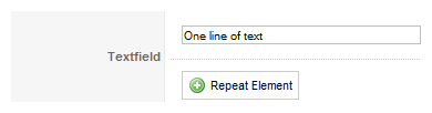 Parameter settings